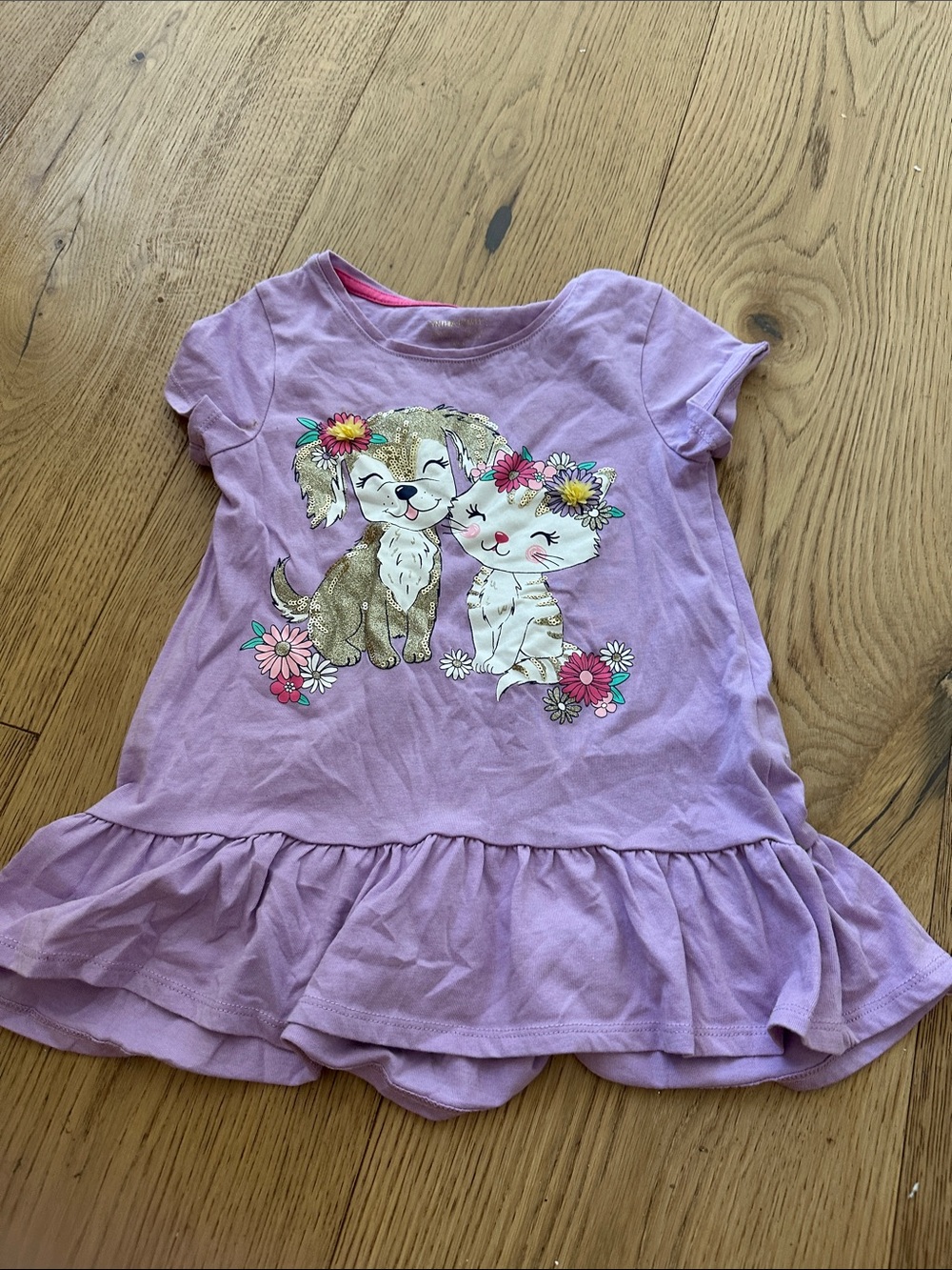 Cynthia Rowley cat dog purple shirt 7